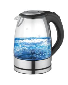 Better Chef 1.7 L Cordless Electric Glass and Stainless Steel Tea Kettle